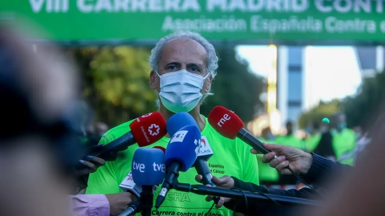 El consejero de Sanidad de la Comunidad de Madrid, Enrique Ruiz Escudero.