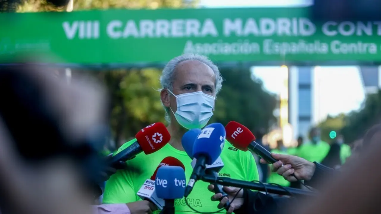 El consejero de Sanidad de la Comunidad de Madrid, Enrique Ruiz Escudero.