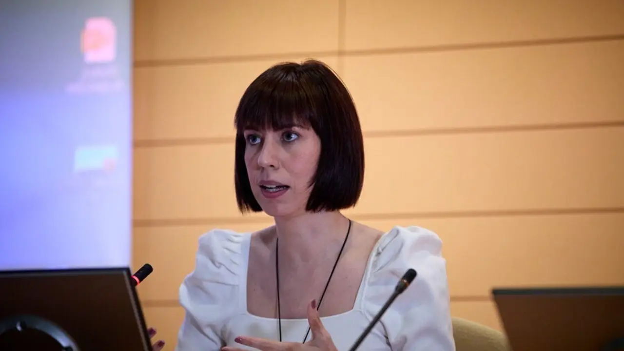 Archivo - La ministra de Ciencia e Innovaci&oacute;n, Diana Morant, interviene en la presentaci&oacute;n de la convocatoria 2021 del programa Misiones Ciencia e Innovaci&oacute;n del Centro para el Desarrollo Tecnol&oacute;gico e Industrial (CDTI), a 26 de julio de 2021, en Madrid, 