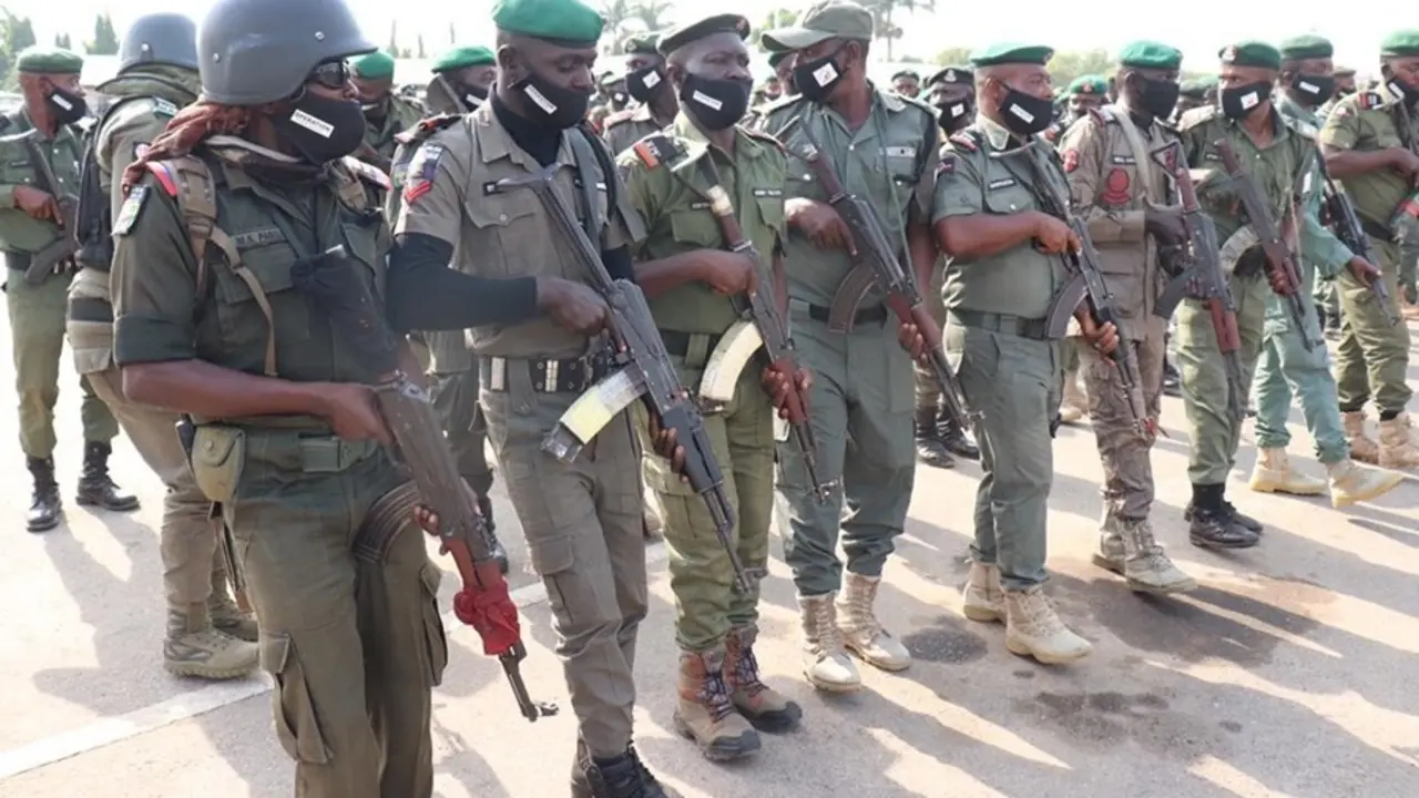 Archivo - Polic&iacute;as en Nigeria