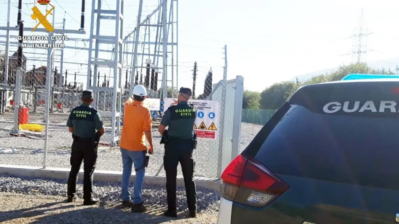 Subestaci&oacute;n de Astillero donde se cometi&oacute; el robo del cable