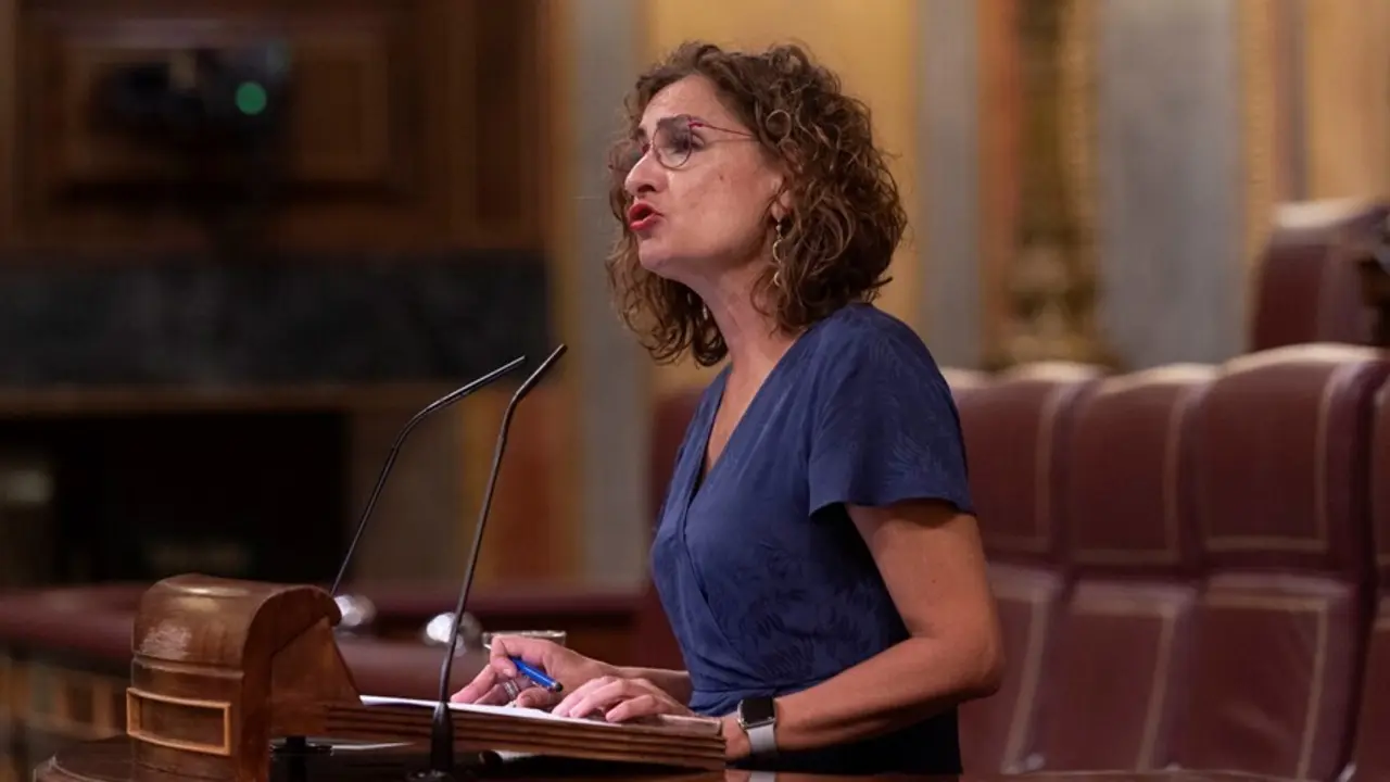 La ministra de Hacienda y Funci&oacute;n P&uacute;blica, Mar&iacute;a Jes&uacute;s Montero. 