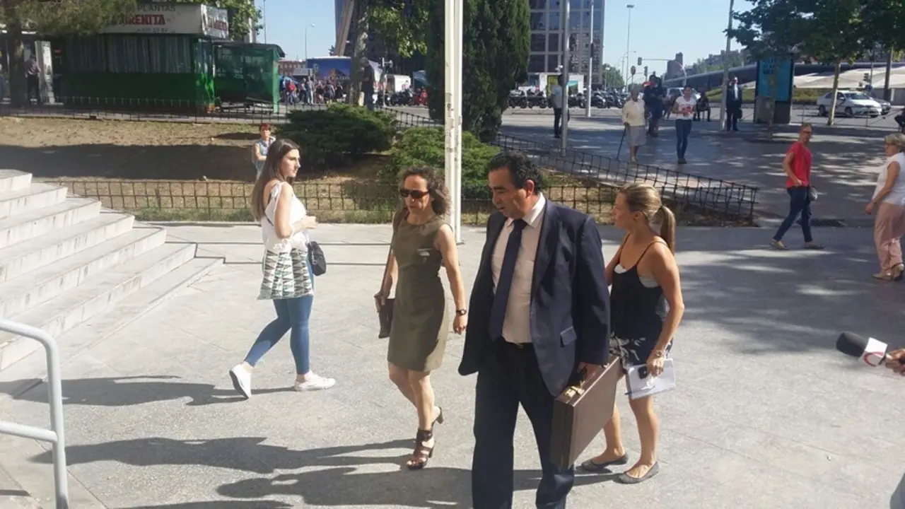 Archivo - Noelia de Mingo llega a los juzgados de Plaza de Castilla