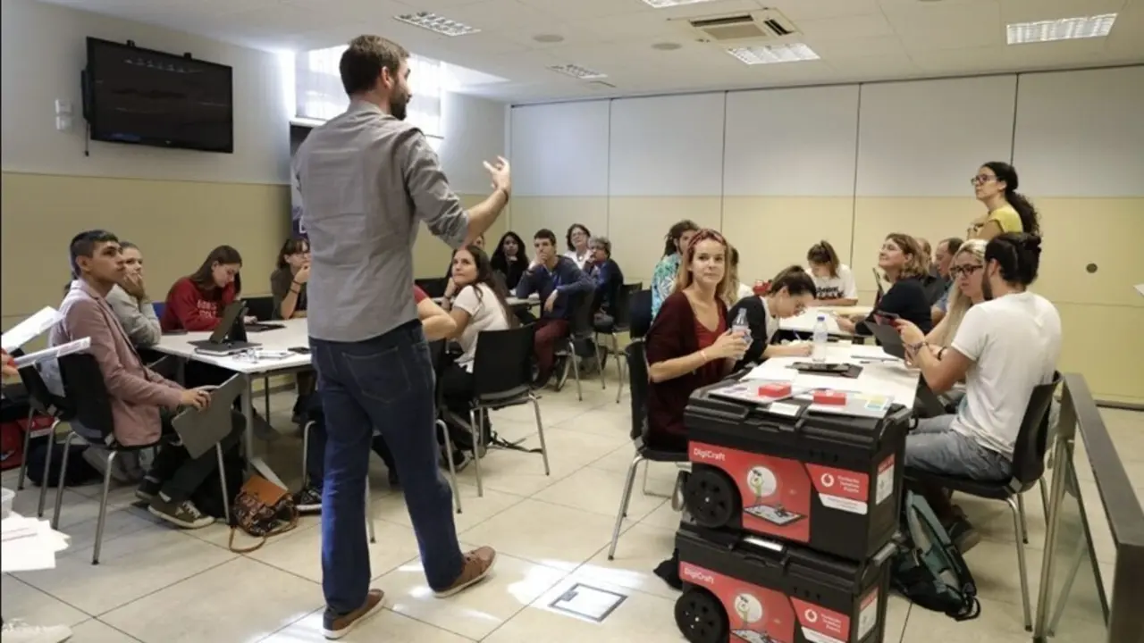 'DigiCraft en tu cole', el programa de Fundaci&oacute;n Vodafone sobre competencias digitales