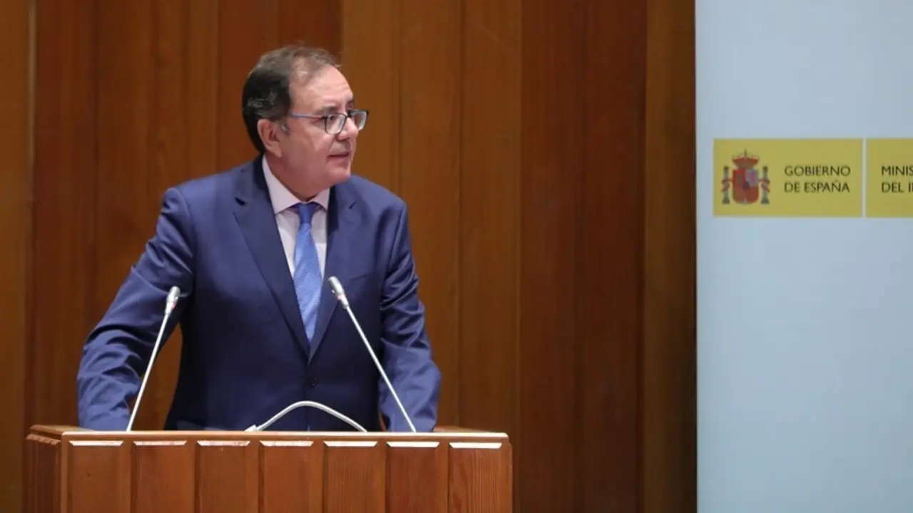Archivo - El secretario general de Instituciones Penitenciarias, &Aacute;ngel Luis Ortiz Gonz&aacute;lez, durante el acto por Nuestra Se&ntilde;ora de la Merced en 2019