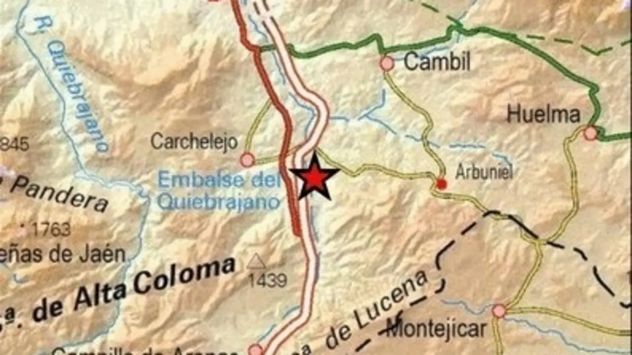 Localizaci&oacute;n del terremoto.