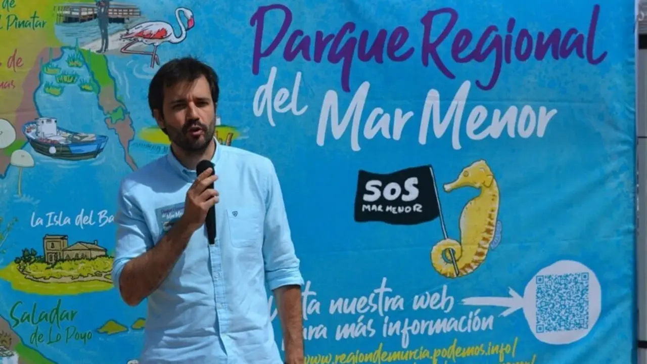Archivo - El coordinador auton&oacute;mico de Podemos y diputado de Unidas Podemos en el Congreso, Javier S&aacute;nchez Serna