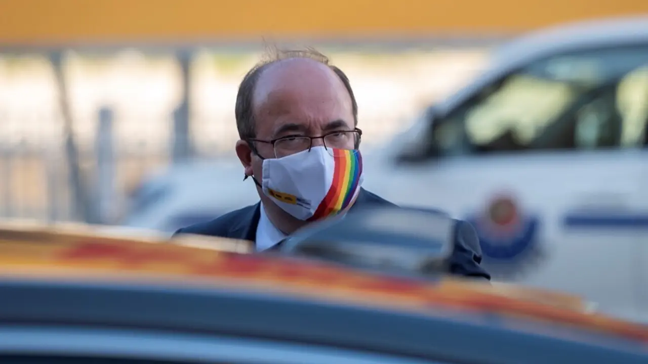 El ministro de Cultura y Deporte, Miquel Iceta, 