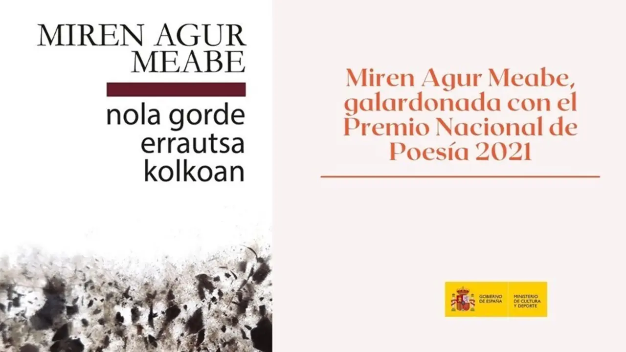 Miren Agur Meabe, Premio Nacional de Poes&iacute;a por su obra 'C&oacute;mo guardar ceniza en el pecho'