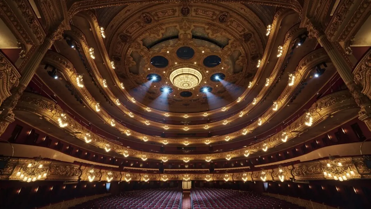 Archivo - Interior del Gran Teatre del Liceu de Barcelona