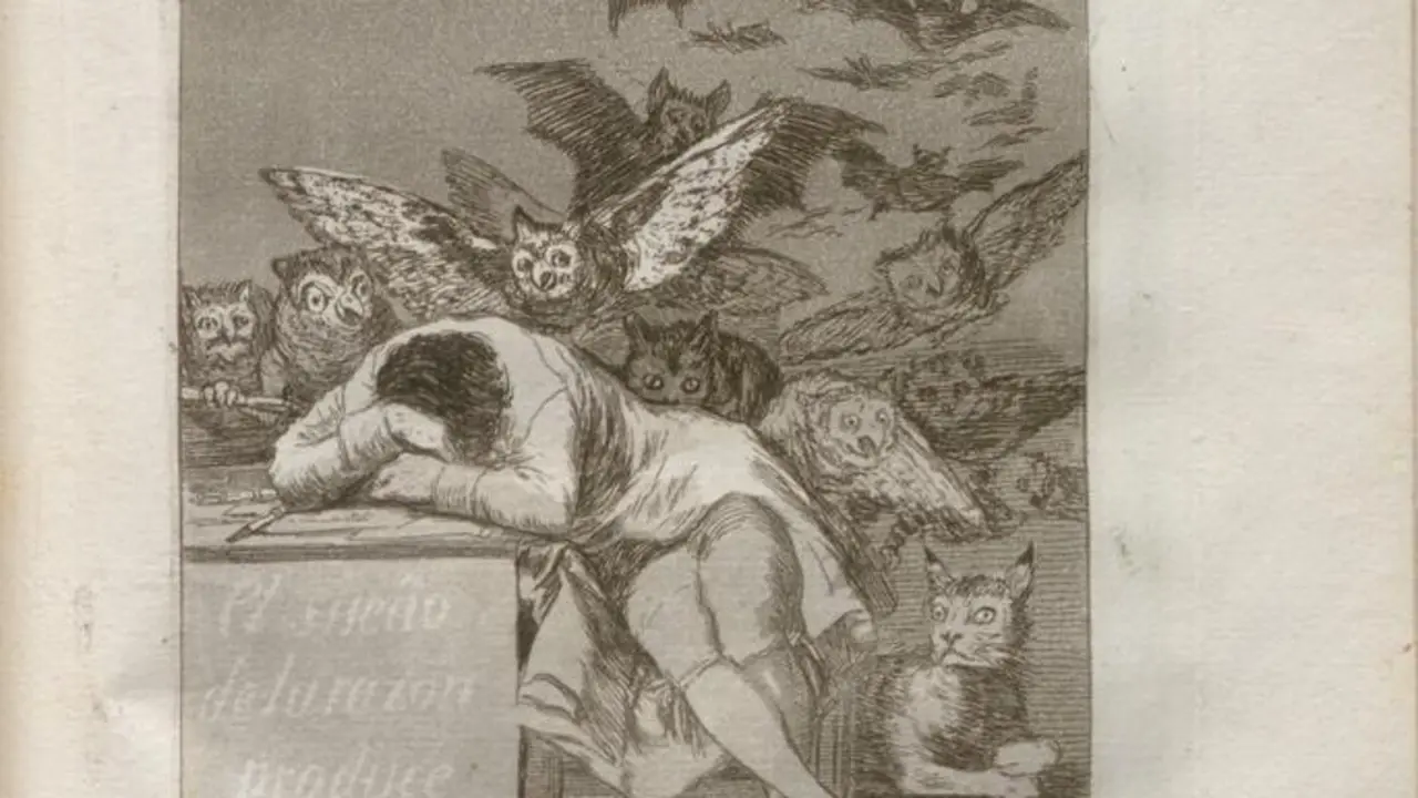 Grabado de 'Los Caprichos' de Goya