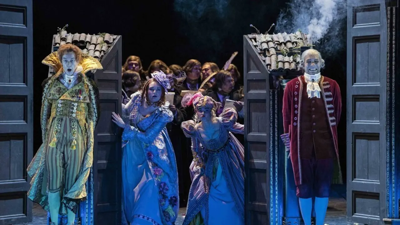 Archivo - Escena de la &oacute;pera 'La Cenerentola'