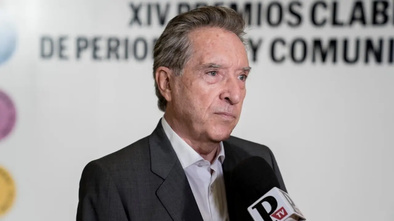 El periodista I&ntilde;aki Gabilondo durante el acto de entrega de los XIV Premios de Periodismo y Comunicaci&oacute;n del Club Abierto de Editores (CLABE), en CaixaForum, a 14 de septiembre de 2021, en Madrid (Espa&ntilde;a).