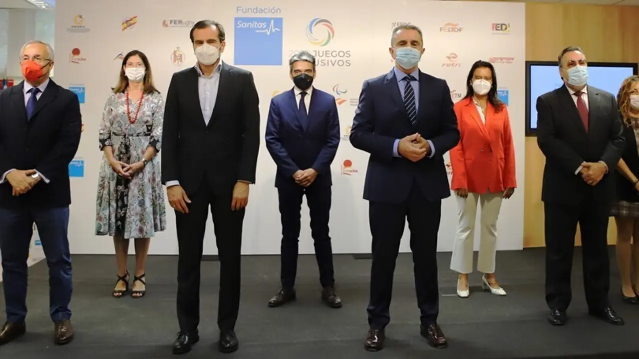 De izda a dcha: Alejandro Blanco, I&ntilde;aki Peralta, Jos&eacute; Manuel Franco y Miguel Carballeda