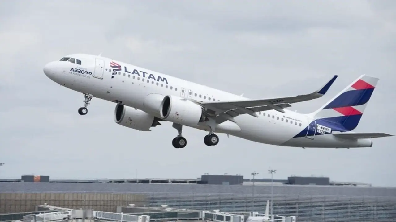 A320 de Latam Airlines.