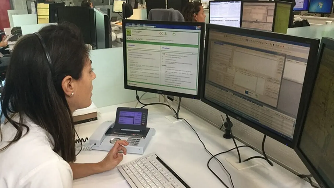 Archivo - Imagen de archivo de la gestora de Emergencias 112 Andaluc&iacute;a.