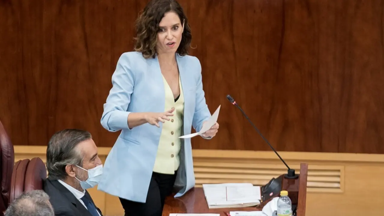 La presidenta de la Comunidad de Madrid, Isabel D&iacute;az Ayuso