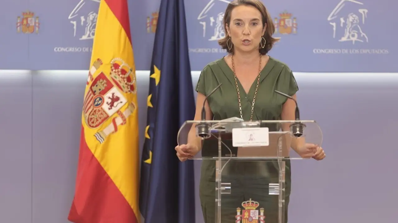 La portavoz del PP en el Congreso, Cuca Gamarra.
