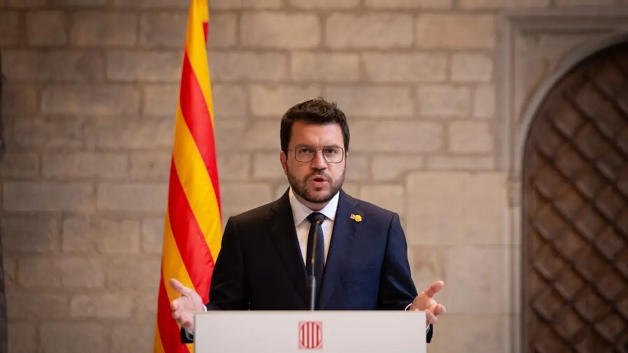El presidente de la Generalitat, Pere Aragon&egrave;s. ARCHIVO.