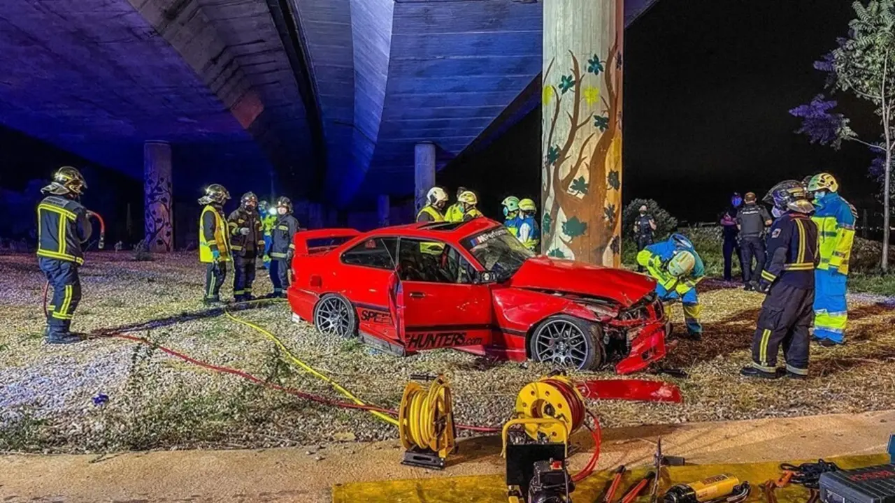 Accidente de coche en Alcal&aacute; de Henares