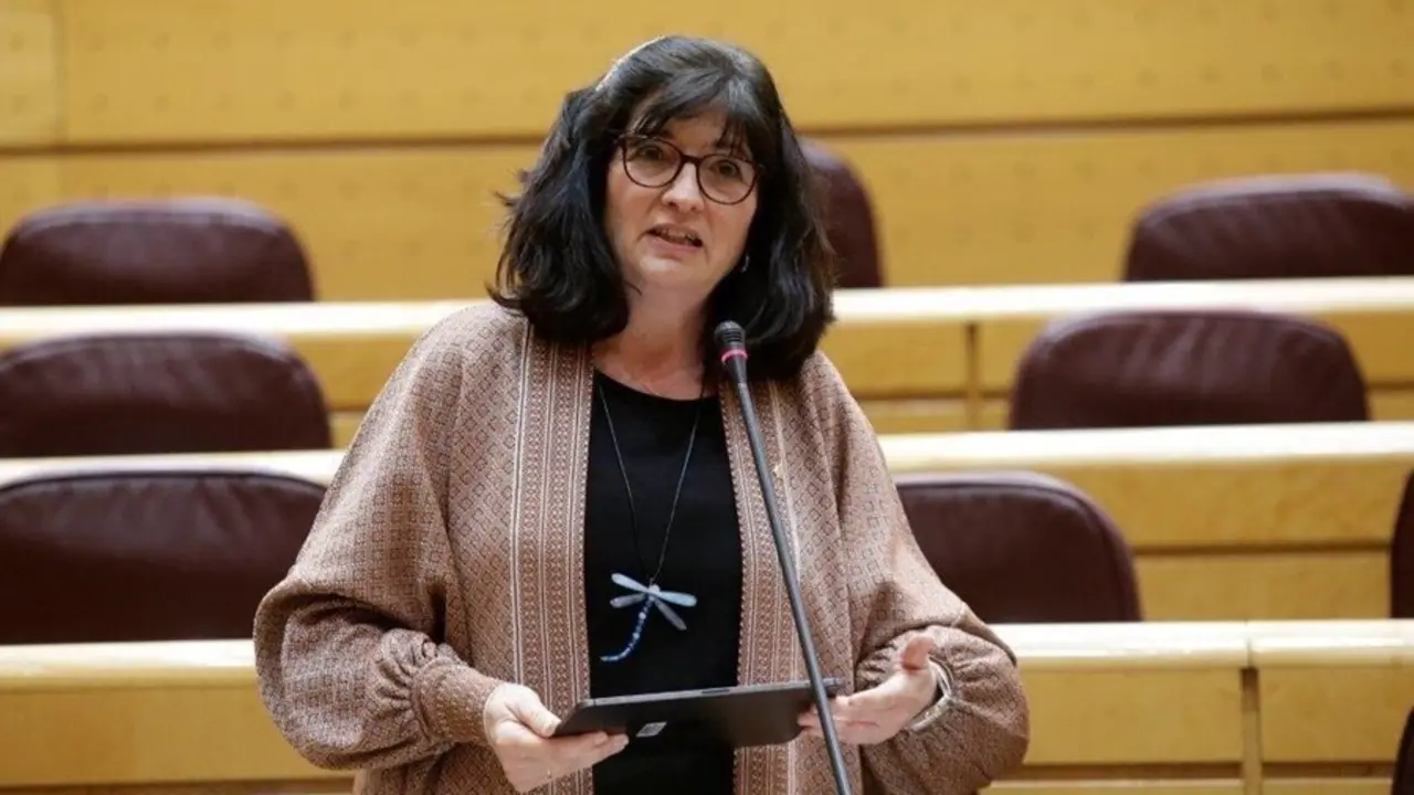 Archivo - La senadora de Adelante Andaluc&iacute;a, Pilar Gonz&aacute;lez, en una imagen de archivo. 