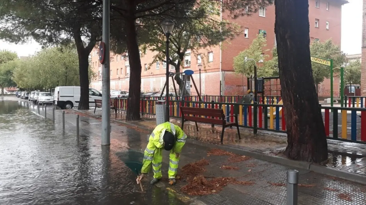Lluvia en Talavera