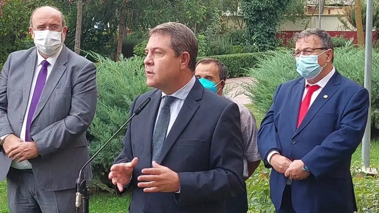 El presidente de Castilla-La Mancha, Emiliano Garc&iacute;a-Page, en un acto en Cuenca