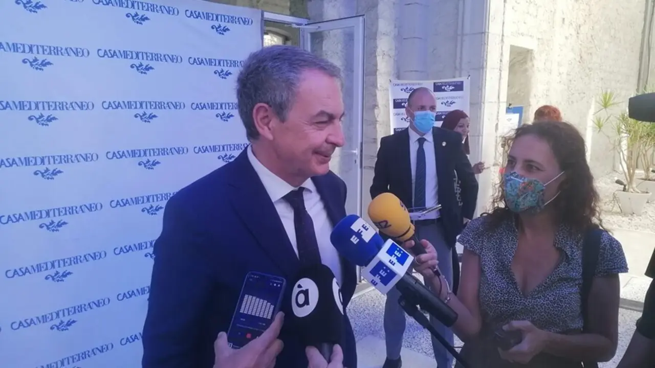 Zapatero en Alicante, en Casa Mediterr&aacute;neo