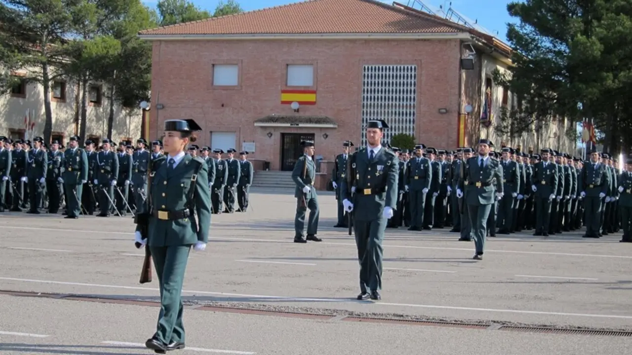 Archivo - Imagen de archivo de una entrega de despachos en la Academia de la Guardia Civil de Baeza