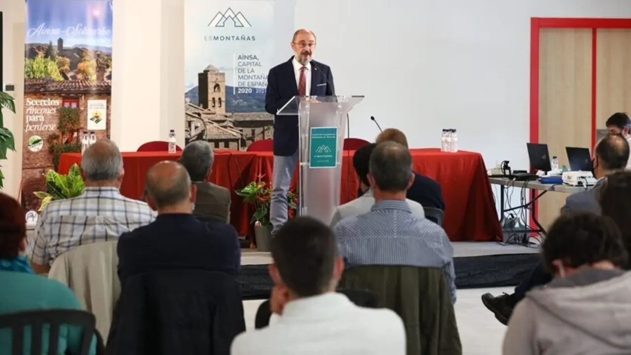 El presidente del Gobierno de Arag&oacute;n, Javier Lamb&aacute;n.