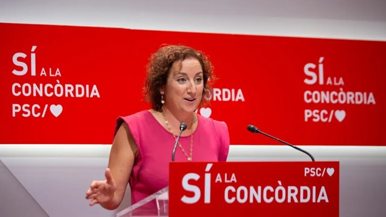 La portavoz del PSC en el Parlament, Alicia Romero