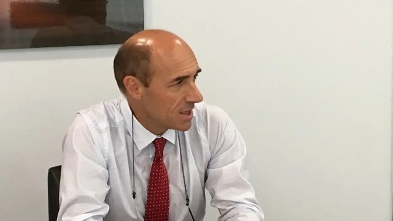 Archivo - El presidente de Confebask, Eduardo Zubiaurre