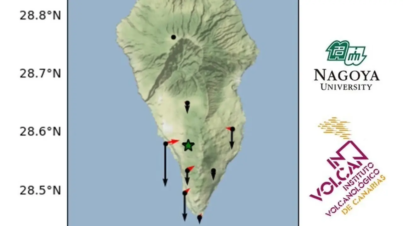 Registran una disminuci&oacute;n de la presi&oacute;n en el sistema magm&aacute;tico de Cumbre Vieja (La Palma)