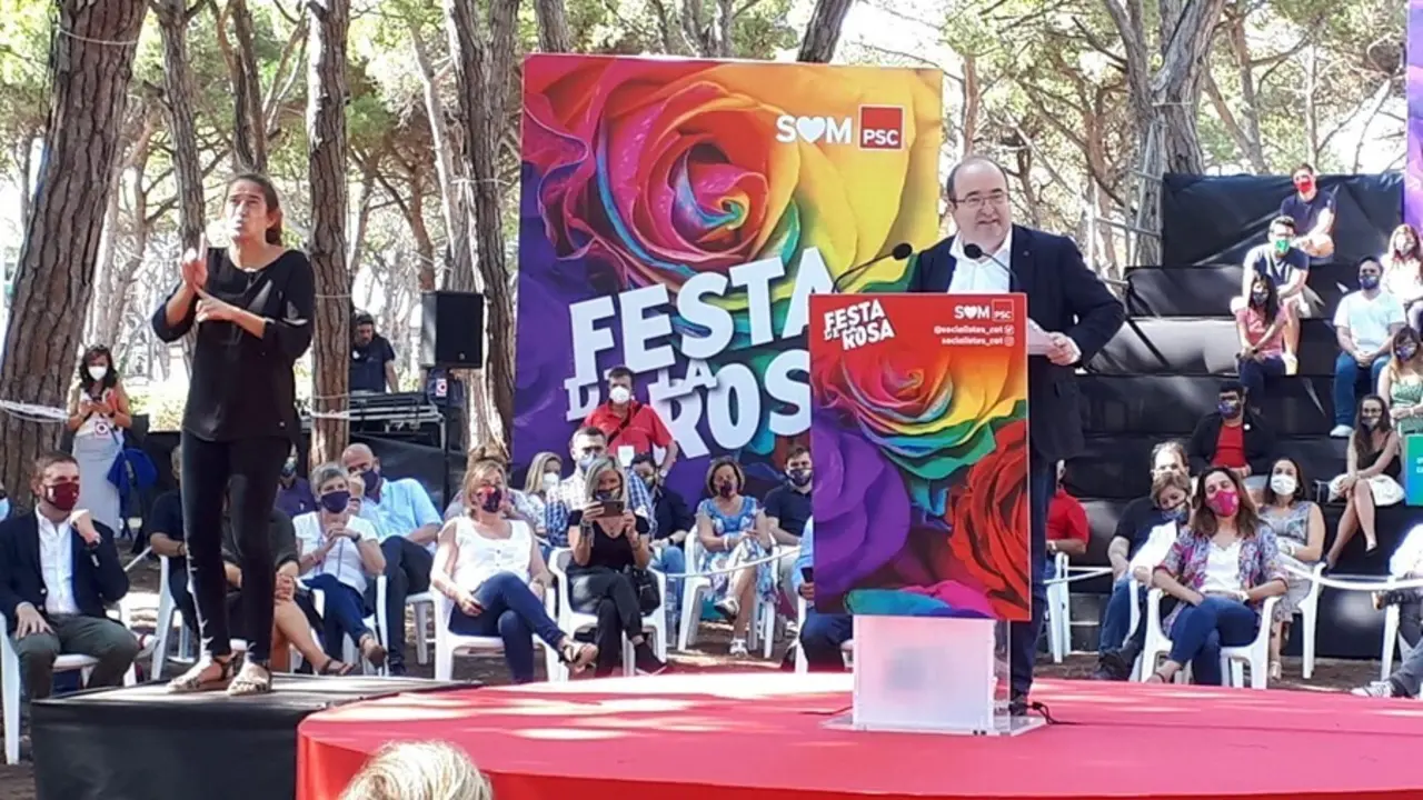 El ministro de Cultura y Deporte y primer secretario del PSC, Miquel Iceta