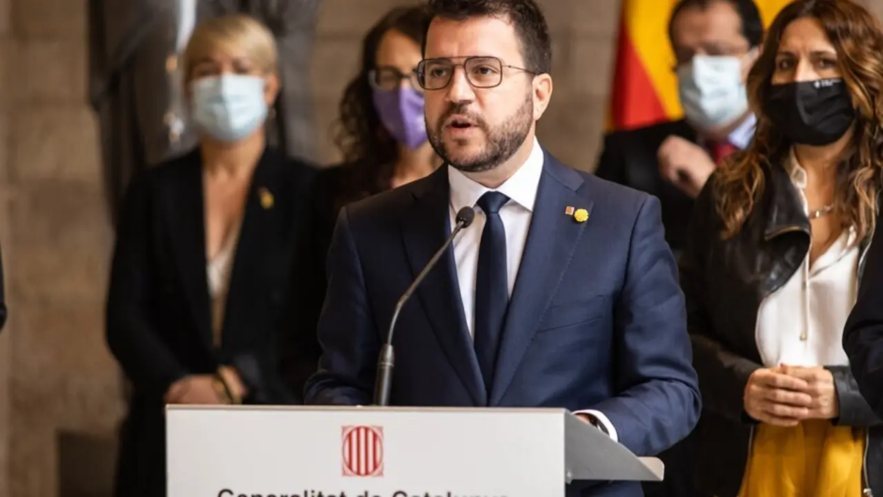 El presidente de la Generalitat de Catalunya, Pere Aragon&egrave;s. ARCHIVO.