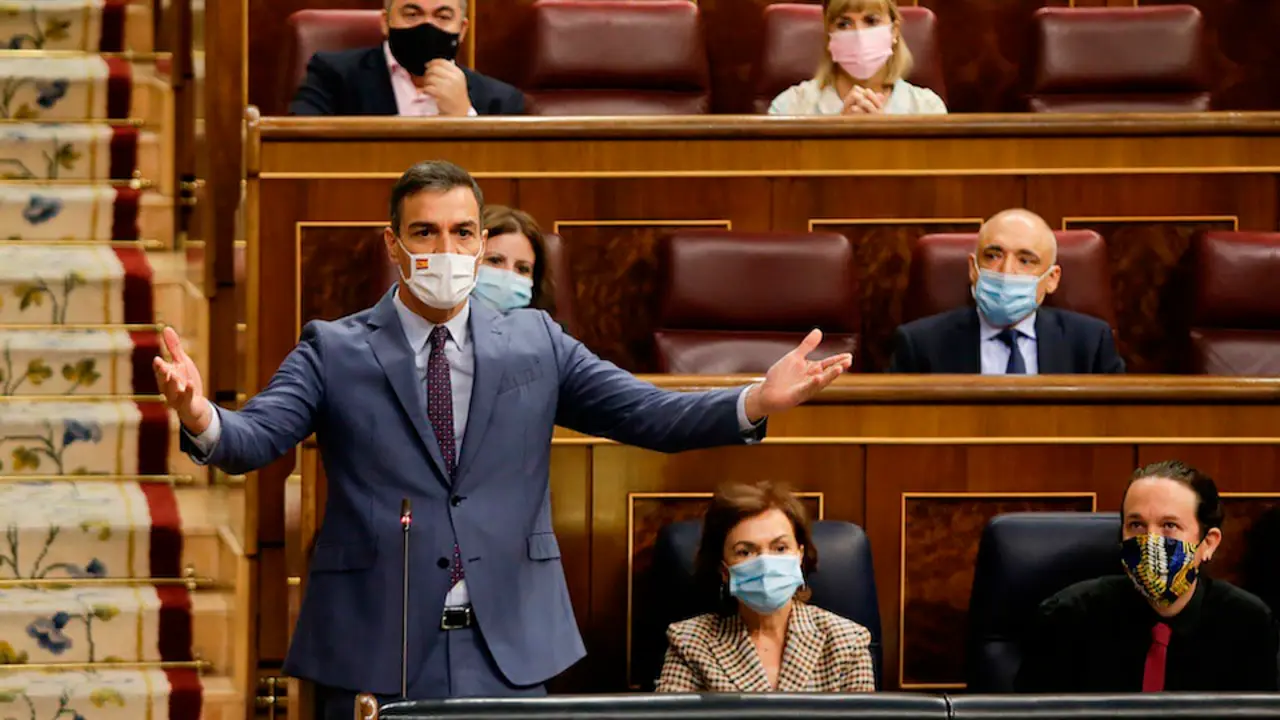 Pedro S&aacute;nchez en el congreso.