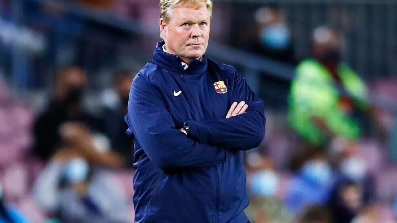 El entrenador del FC Barcelona, Ronald Koeman. EFE