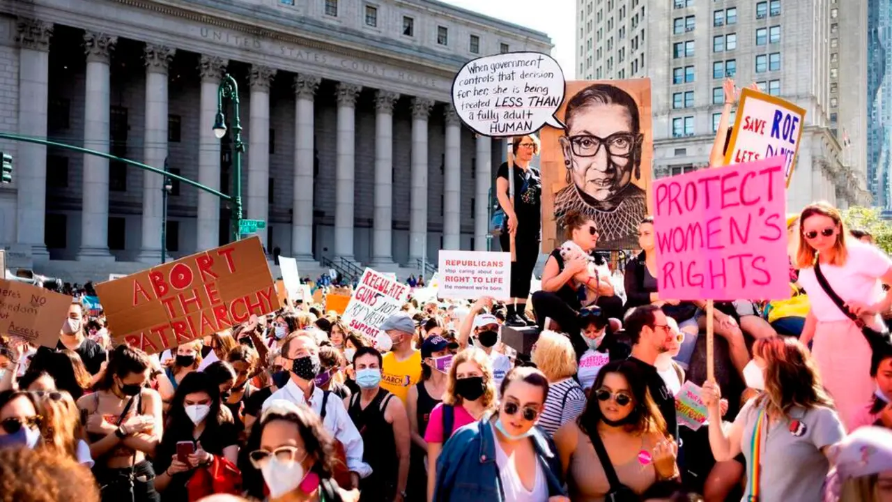 derecho al aborto manifestacion eeuu