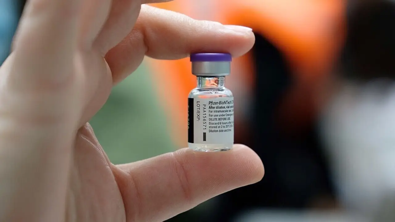 Una dosis de la vacuna contra el coronavirus de Pfizer.
