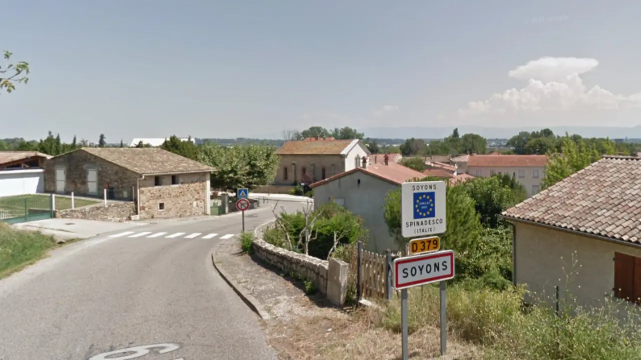 Localidad de Soyons donde se produjo la muerte del joven canario.