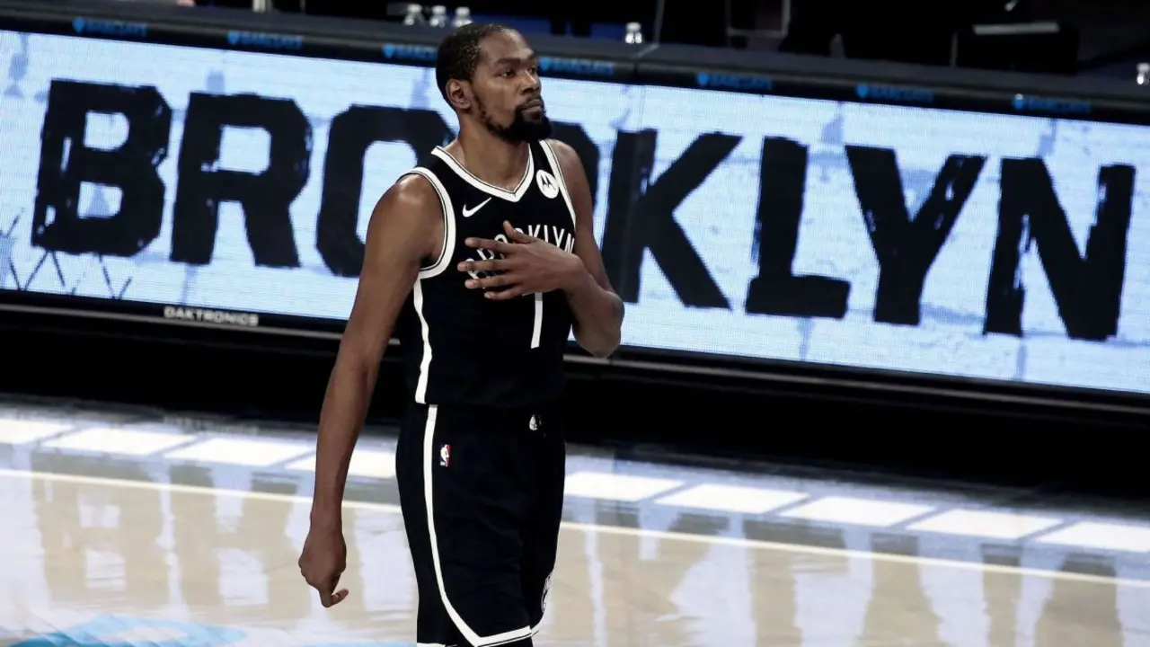 El jugador de los Nets Kevin Durant.