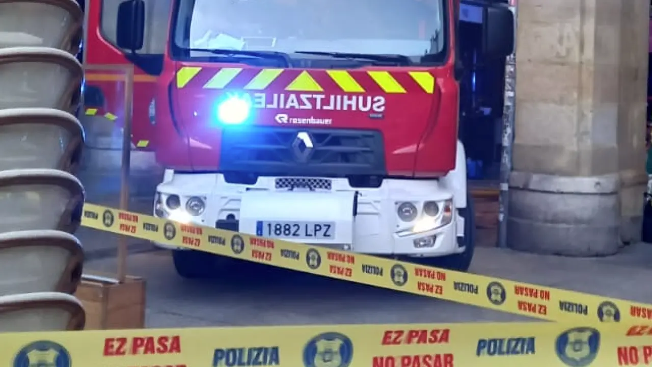 Equipo de Bomberos de Donostia.