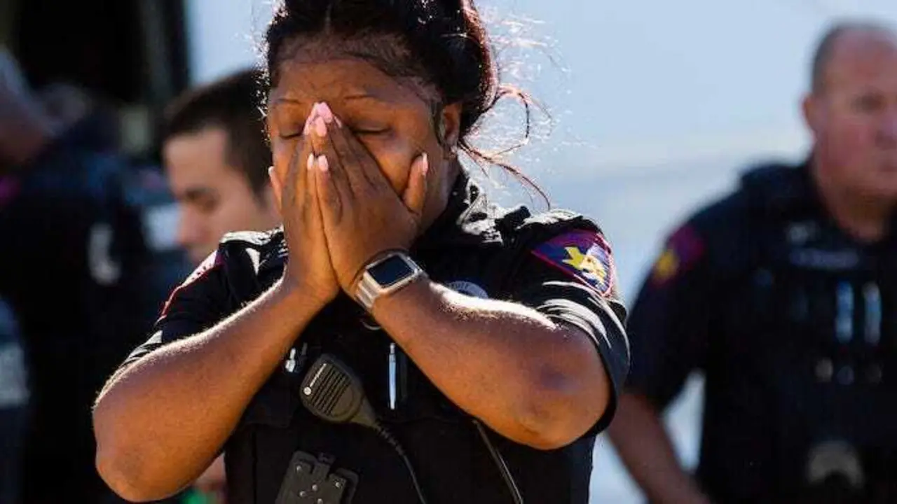 Policia de Texas.