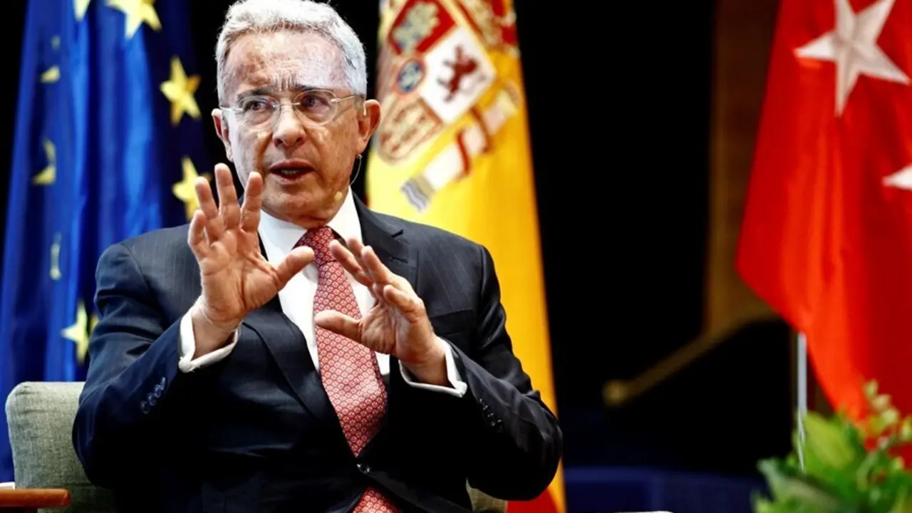 El expresidente de Colombia &Aacute;lvaro Uribe.