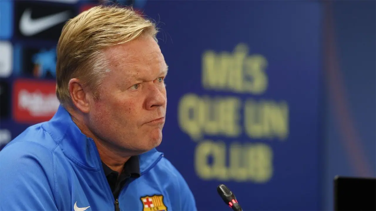 El entrenador del Bar&ccedil;a, Ronald Koeman.