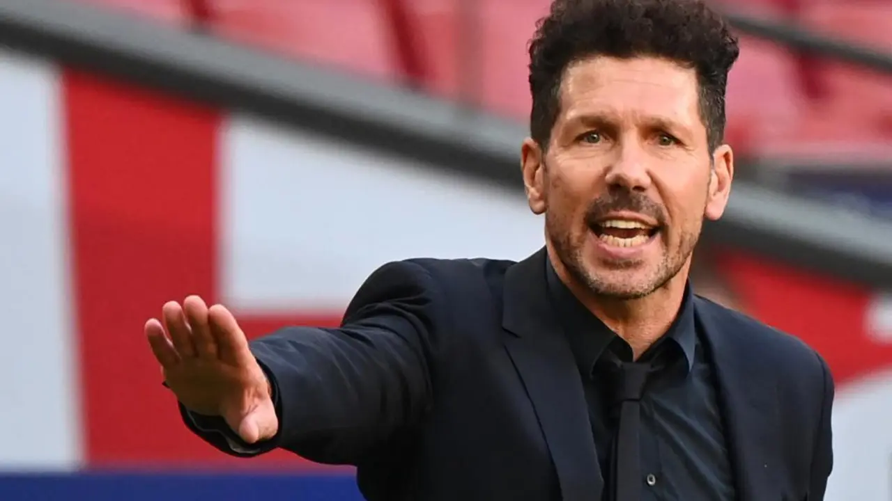Diego Pablo Simeone, entrenador del Atl&eacute;tico de Madrid)