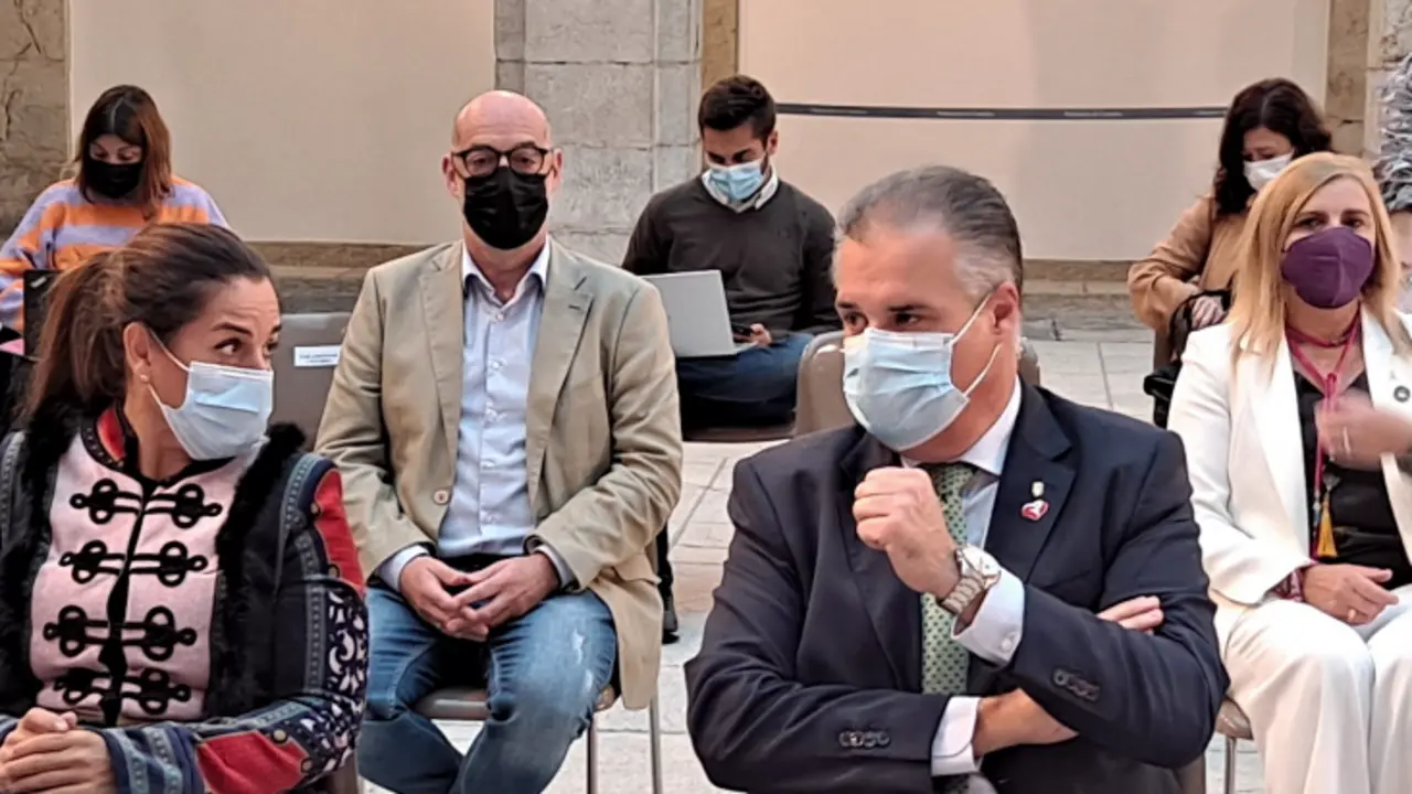 El coordinador de Cs F&eacute;lix &Aacute;lvarez durante la presentaci&oacute;n a los Presupuestos 2020. / ALERTA