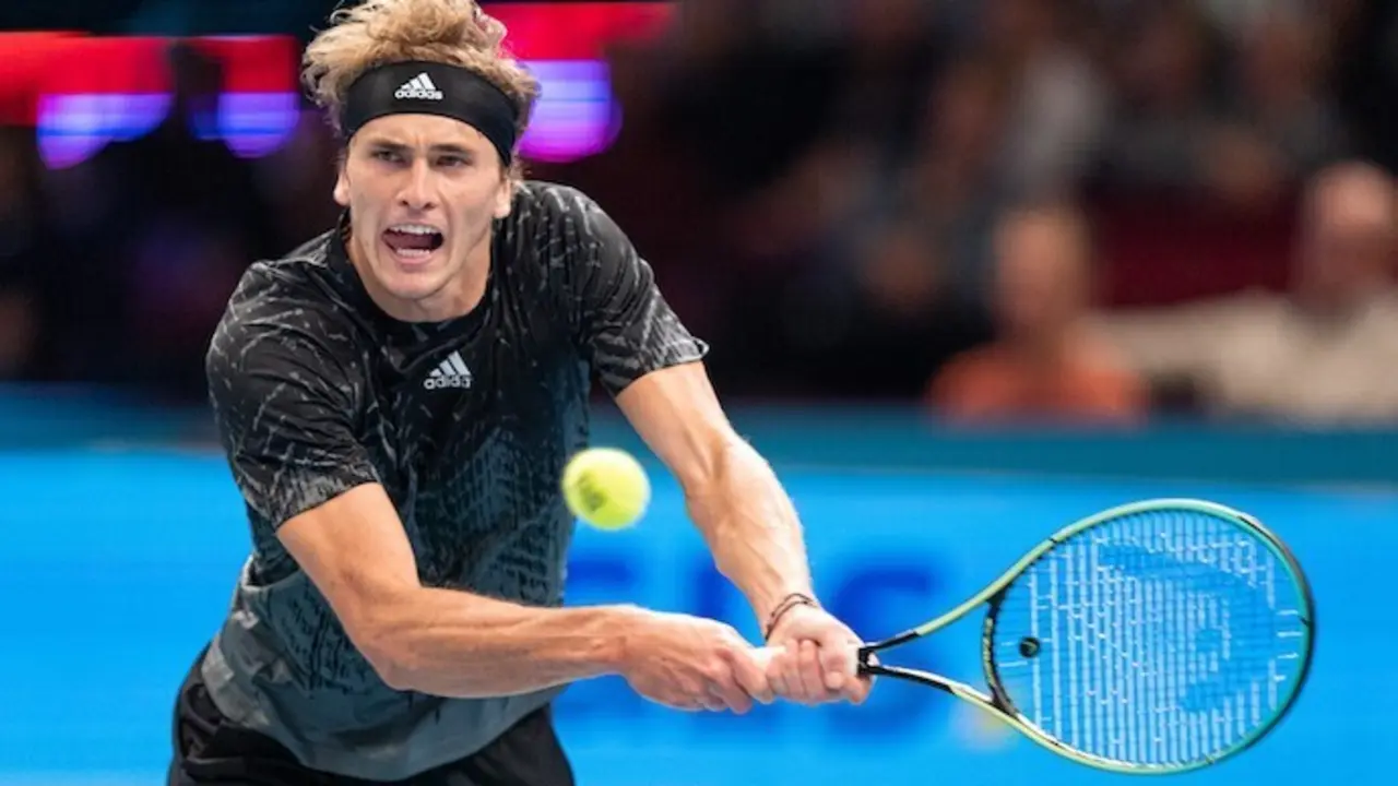 El tenista alem&aacute;n Alexander Zverev en acci&oacute;n contra el serbio Filip Krajinovic durante su partido de tenis de octavos de final del Abierto de Viena. Foto: Florian Schroetter/APA/dpa
Firma
Florian Schroetter