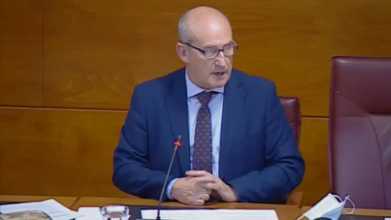 El director general de MARE, Jos&eacute; Mar&iacute;a D&iacute;az durante su intervenci&oacute;n en la Comisi&oacute;n de Investigaci&oacute;n. / ALERTA