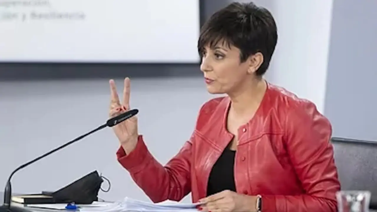 La minsitra portavoz del Gobierno, Isabel Rodr&iacute;guez.